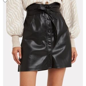 Nanushka vegan leather mini skirt